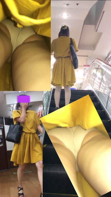 逆さ撮り（OL限定顔出し＆純白OLさん睨みあり）スカートの中撮らせて頂きました。vol.10