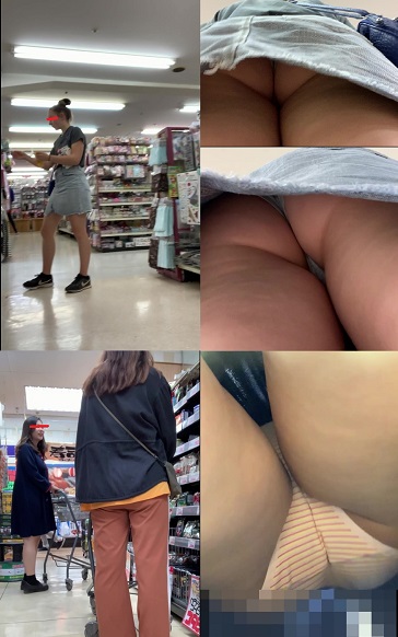 女子逆さ盗撮風VOL.3