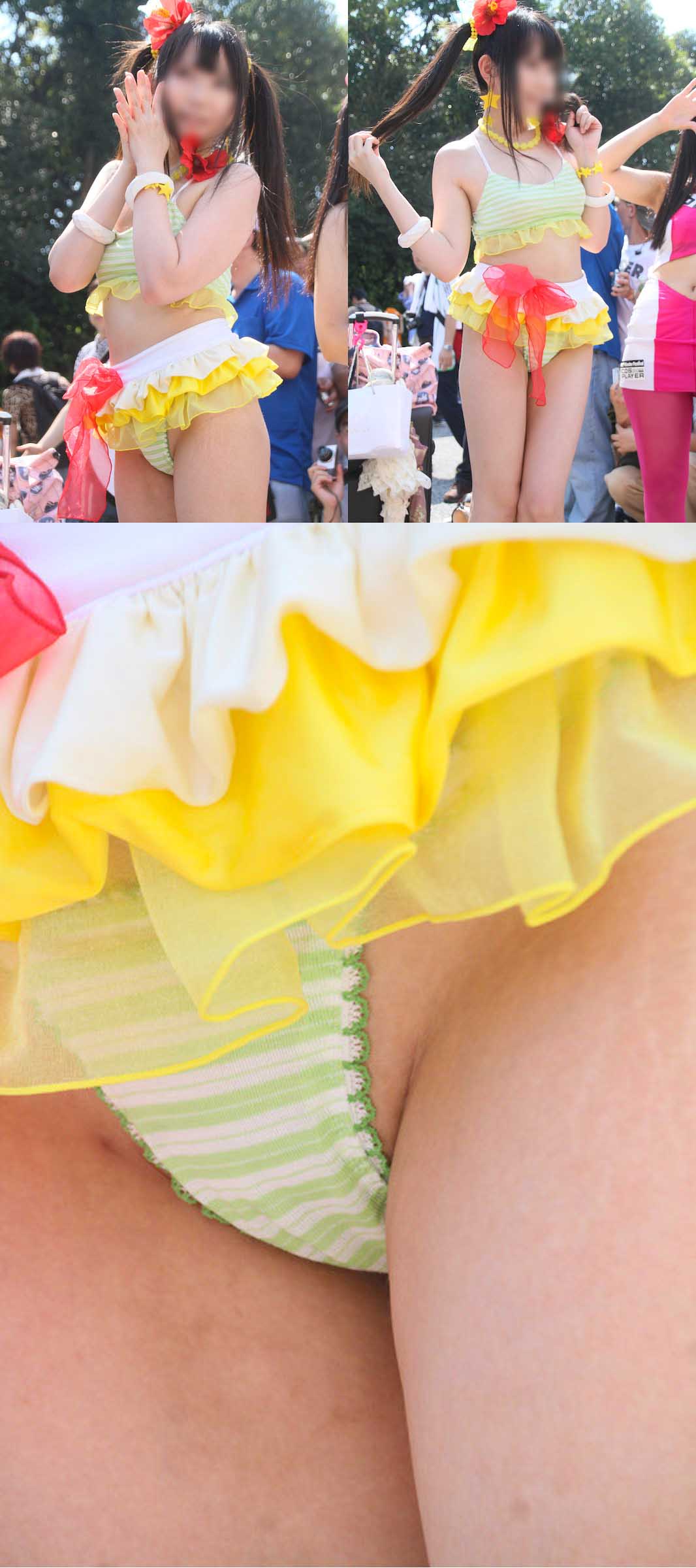 【写真】サマーファッションのムチムチ生脚ハイレグのアイドルコスプレイヤー　超盛り320枚！ vol.2