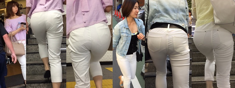 ●17年6月25日UP●美しきヒップ。階段からの眺め -162（白パン編）