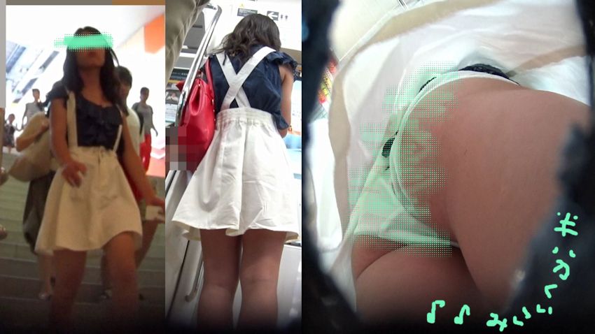 パンチラ小人目線☆☆（pa-to78)［電車編］