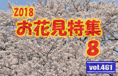 vol.481：2018年 お花見特集 第８弾