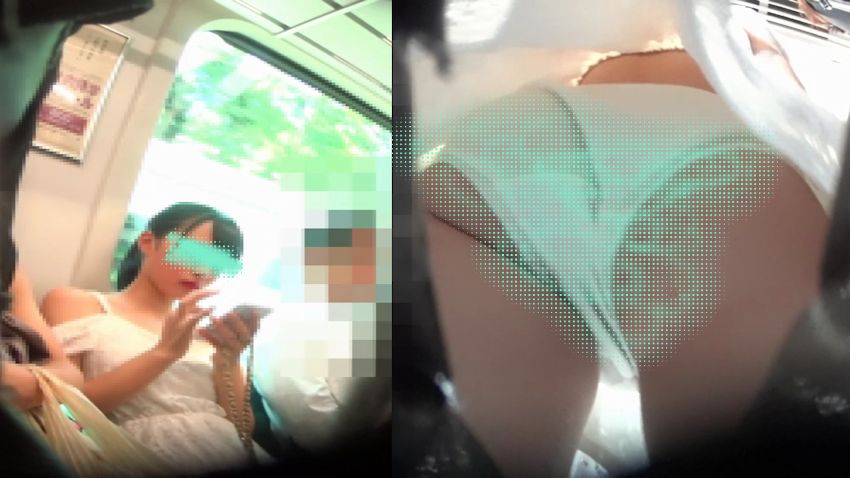 パンチラ小人目線☆☆（pa-to32)［電車編］