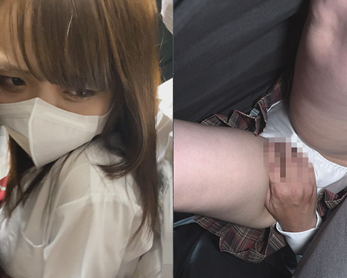 痴漢記録日記vol.89 【2人目：パイパンエロカワ女子校生】